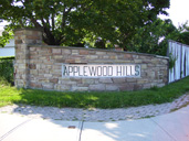 Photo of Applewood Hills neighbourhood sign