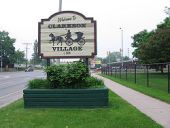 Photo of Clarkson Village sign