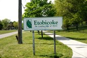 Photo of Etobicoke city sign